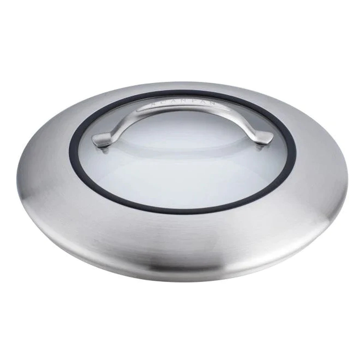 Scanpan CTX 32cm stainless steel lid with glass centre